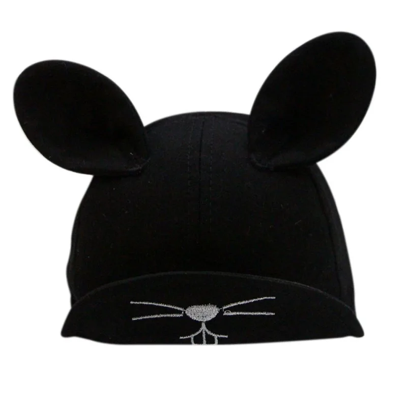 Infant Hats For Baby Girls Boys Autumn Caps Kids Rabbit Ear Baseball Cap Cotton Boy | Детская одежда и обувь