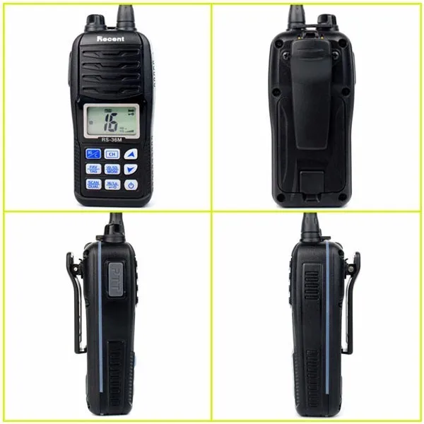 Погружной VHF морской приемопередатчик RS-36M Плавающий Автомобиль walkie talkies 5 Вт RF