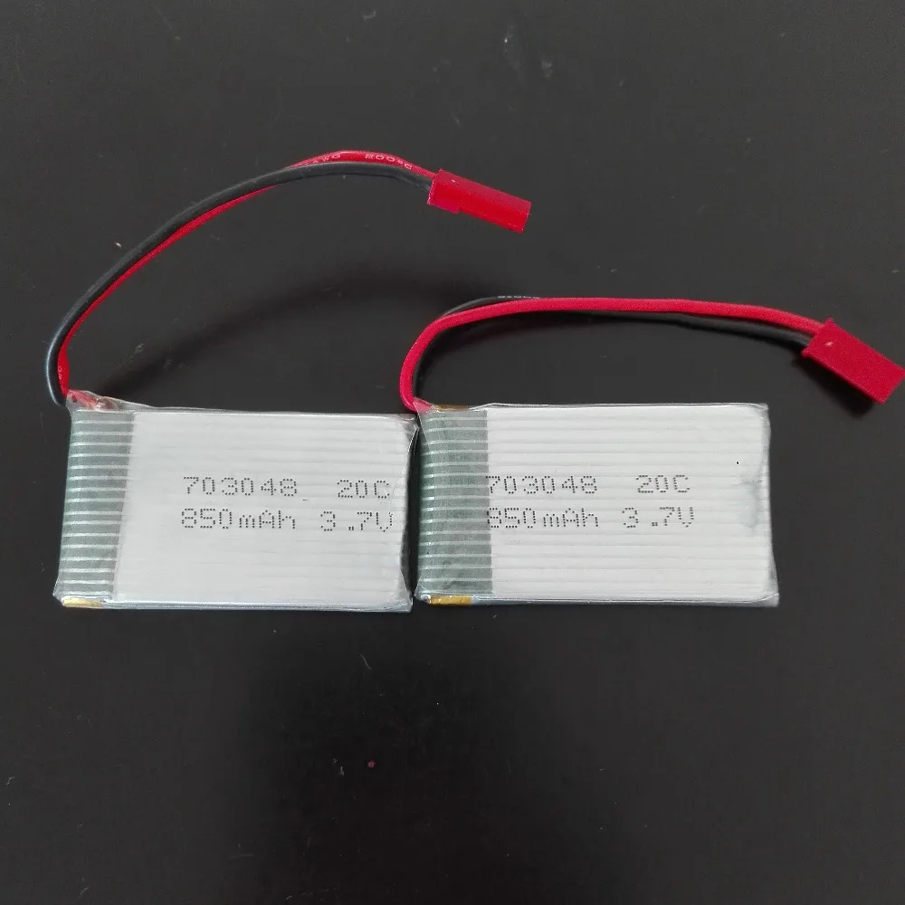 5 pcs 3 7 V 850 мА/ч 20C Lipo Батарея для Hubsan MJX X800 X300C X500 SYMA Wltoys V686G вертолет Дрон