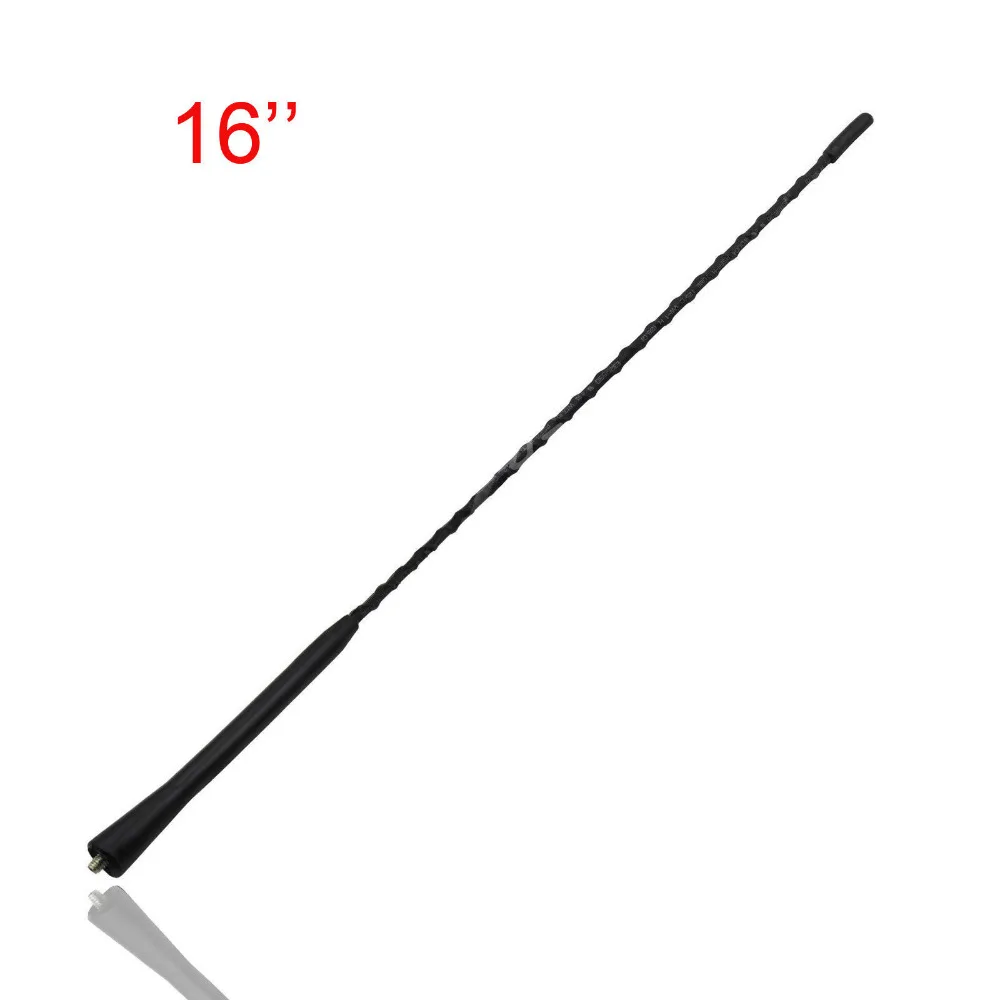 New Car Auto 16&quot Roof Mast Whip Radio Fuba Antenna Aerial For VW Jetta Golf GTI Passat Black Styling | Автомобили и мотоциклы