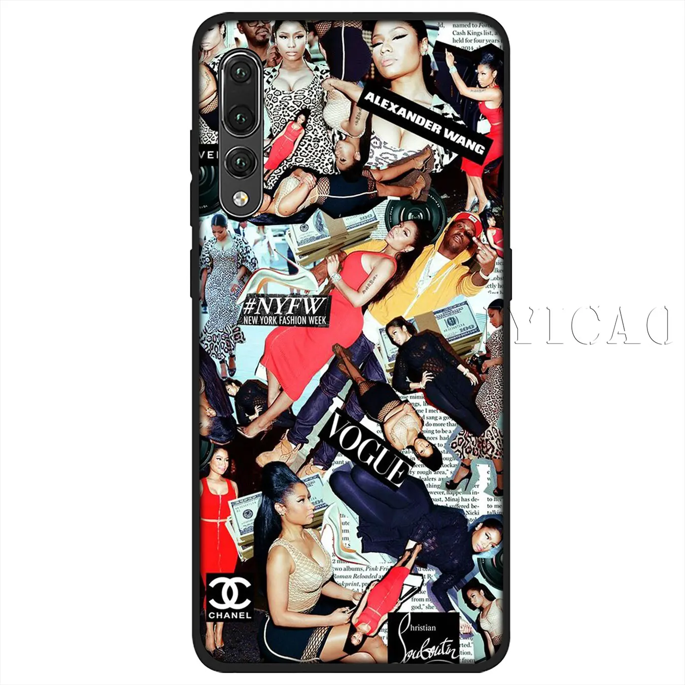 Мягкий силиконовый чехол IYICAO Rap singer Nicki Minaj для Huawei P30 P20 Pro P10 P9 P8 Lite Mini 2017 2016 2015 P smart Z