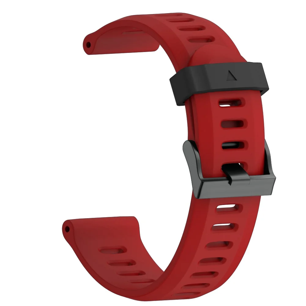 red Силиконовый ремешок для часов Garmin Fenix 5X3 3HR для спорта на открытом воздухе силиконовый сменный Браслет для Garmin 26 мм ремешок - Цвет ремешка: red