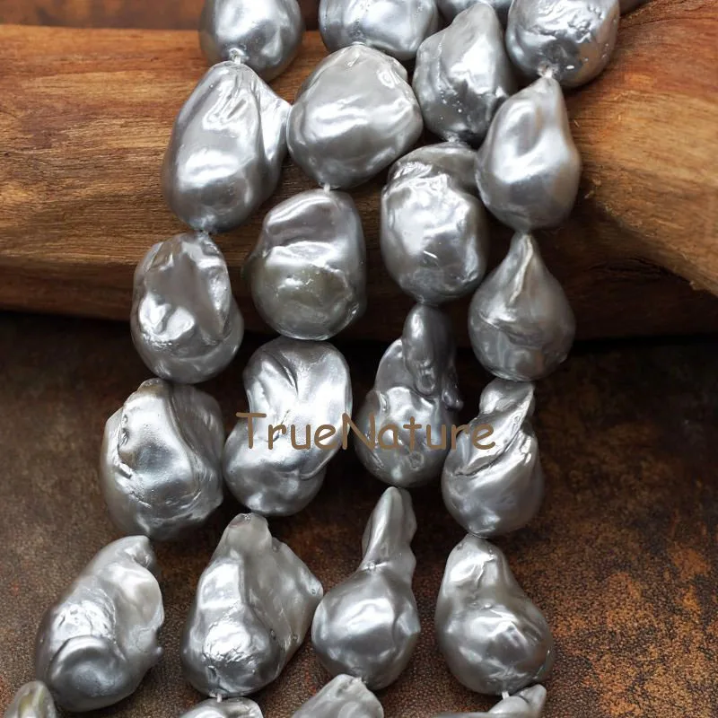 Оптовая продажа натуральный пресноводный жемчуг бусины россыпью темно серые