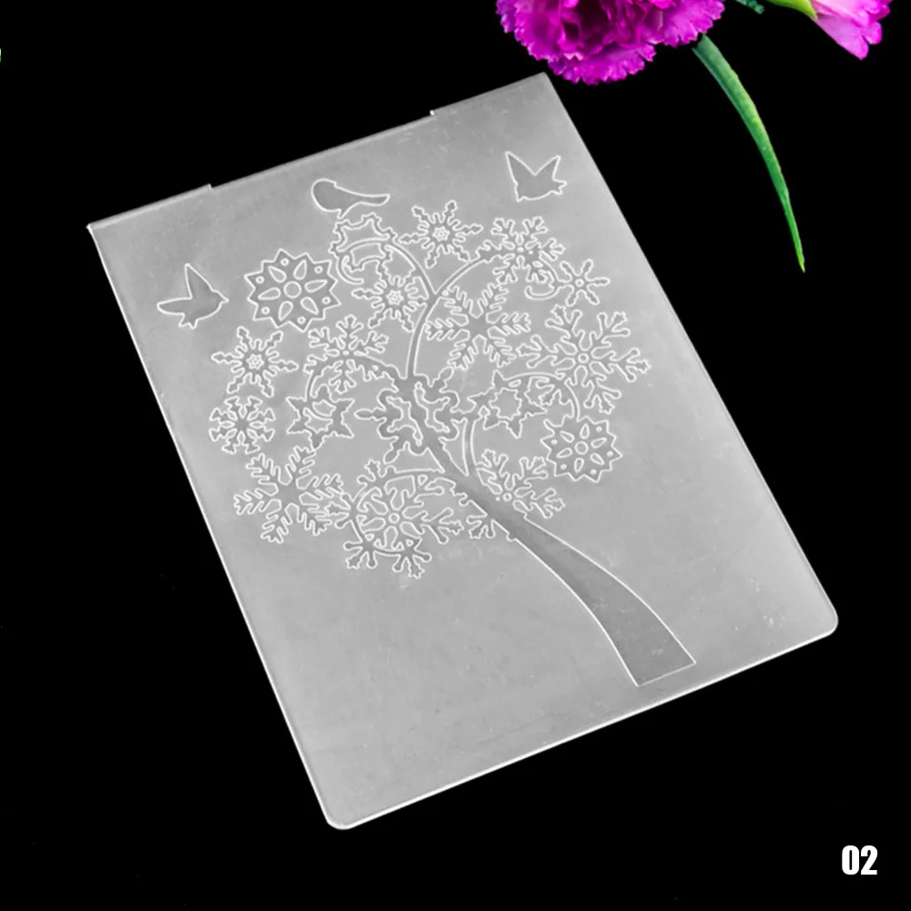 Клетка для птиц цветок водное дерево пластиковая папка с тиснением скрапбукинга