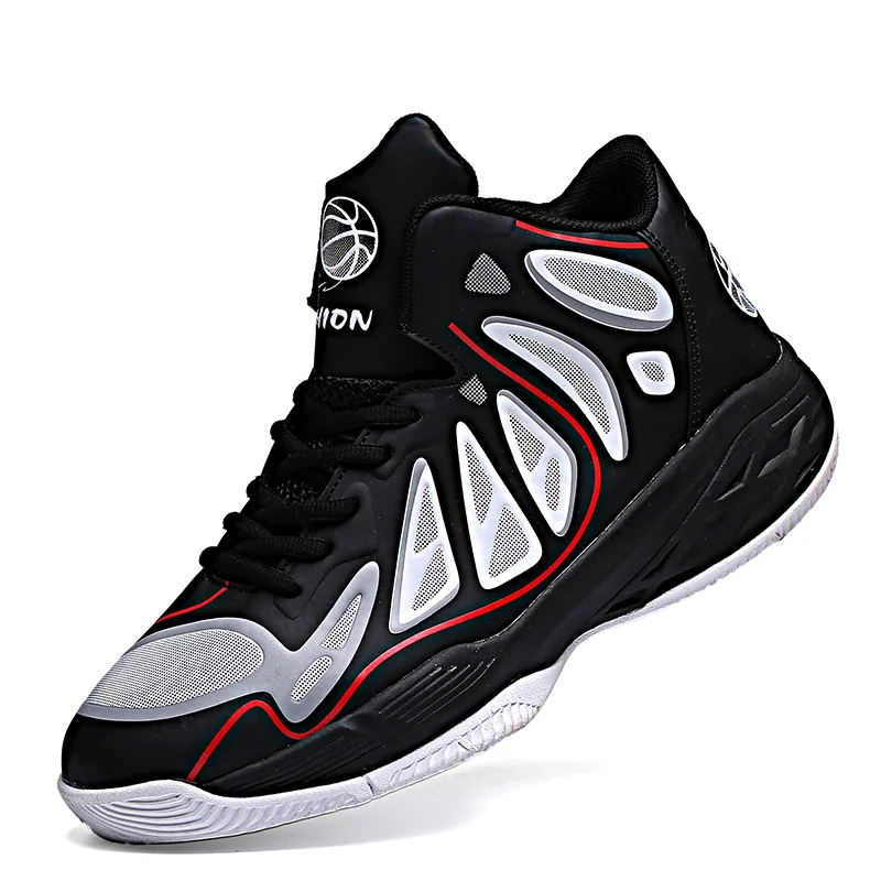 Новые удобные мужские баскетбольные кроссовки резиновые Дизайнерские синие