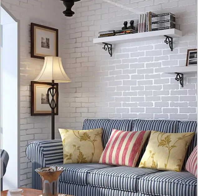 

Nature Vintage Fashion 3D Brick Stone Texture Non-woven Wallpaper Roll Sofa TV Background Decor Wall Paper/3d wallpaper walls