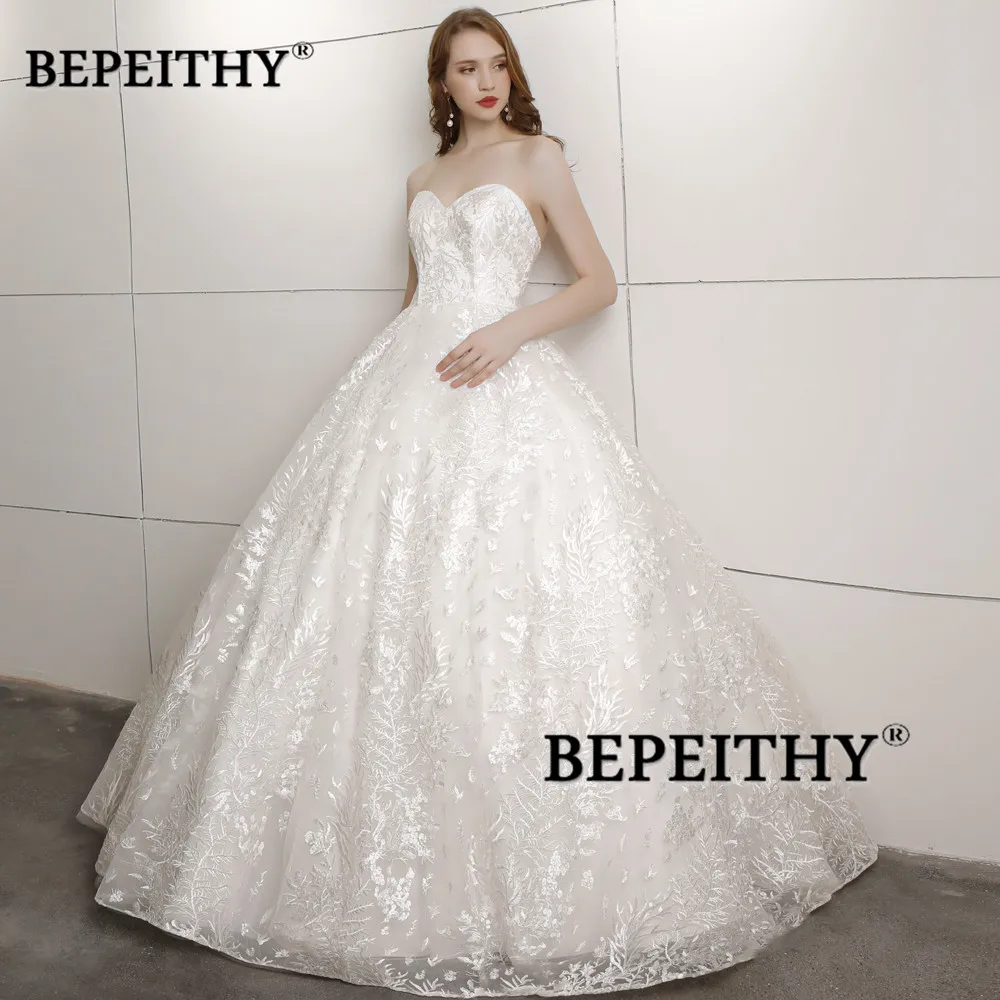 Новое поступление милое бальное свадебное платье Vestido De Novia кружевные винтажные Простые Свадебные платья горячая распродажа