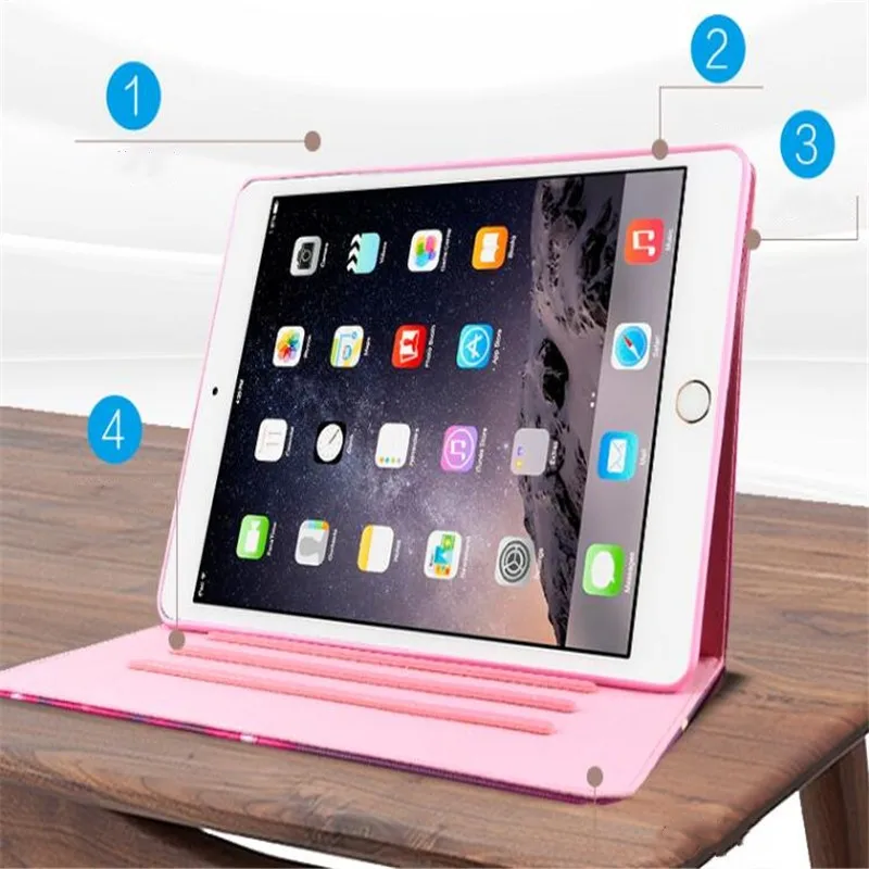 Принцесса иллюстрация кожаный чехол для ipad air 1 2/2017 новый 9 7/2018 Новый/pro 7 общий