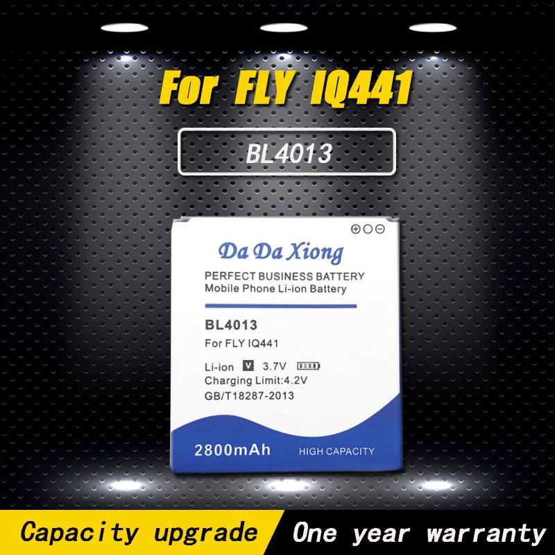 Высококачественный литий ионный аккумулятор BL4013 2800 мАч для телефона FLY IQ441 IQ