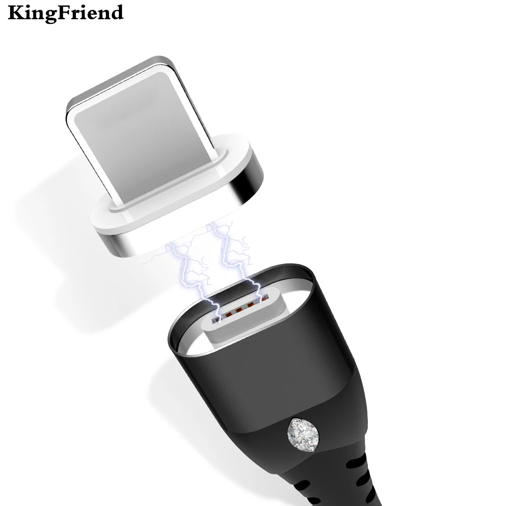 KingFriend Магнитный кабель Micro usb Type C адаптер для быстрой зарядки телефона Microusb