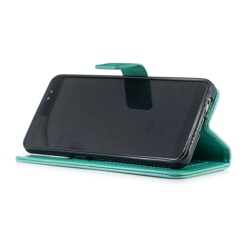 Одежда с узором ананас Bling кожаный чехол Откидывающейся Крышкой для samsung Galaxy J4 J6 J8