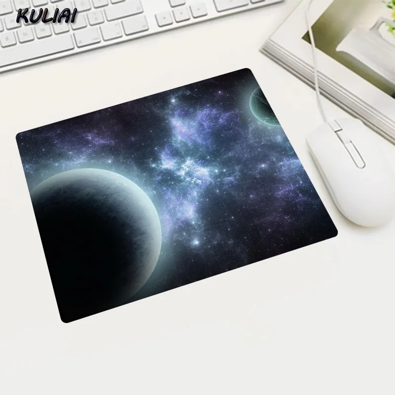 22X18CM XGZ Вселенная звездное небо 22x18 коврик для мыши маленькие коврики семейный ноутбук геймер резиновый коврик для мыши Коврик для мыши Настольный игровой коврик для мыши Коврик для чашки - Цвет: 22X18CM