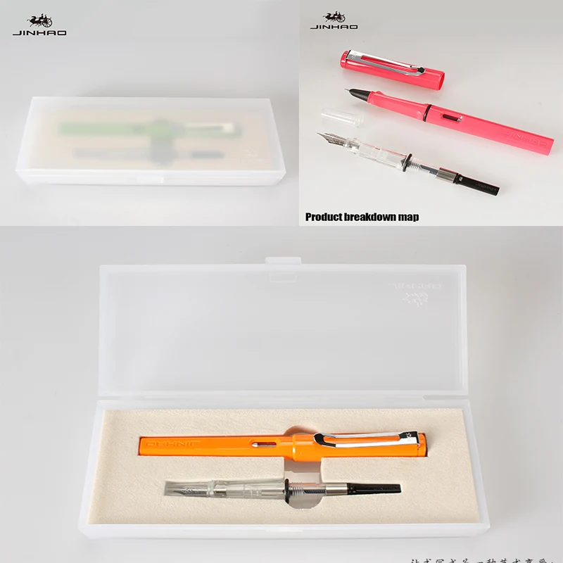 Jinhao 599a Подарочная авторучка, роскошная ручка Iraurita для каллиграфии Dolma Kalem Pluma Fuente Caneta Tinteiro 0,38 мм и 0,5 мм, чернильная ручка