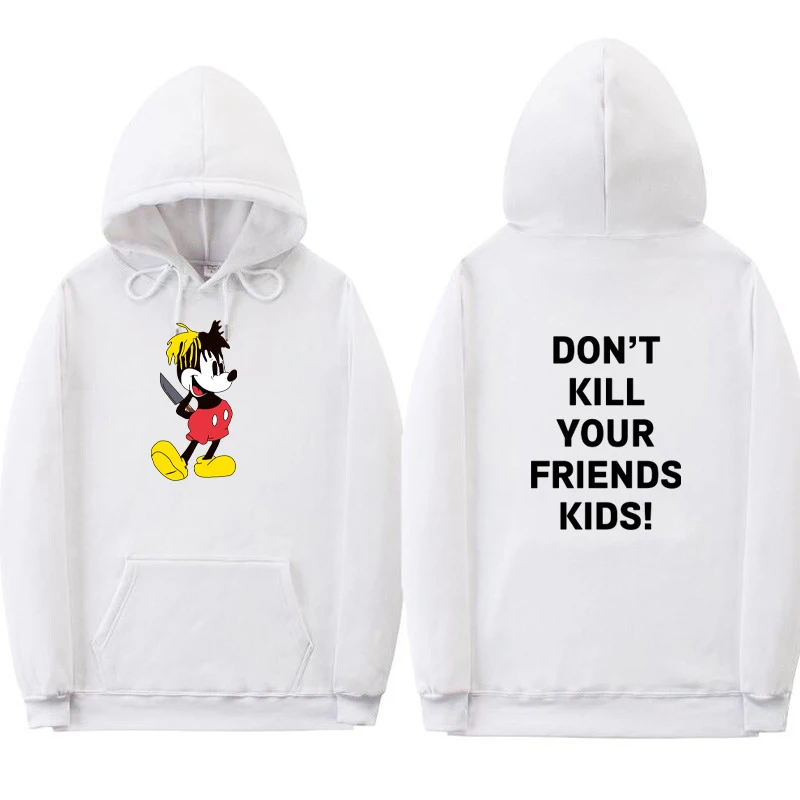 4 Revenge Limited Tour Hoodie Sweatshirts Men Women Hip Hop Hoodies XXXTENTACION Rapper Revenge Don'T Kill Your Friend Kids Hoody - Цвет: 4