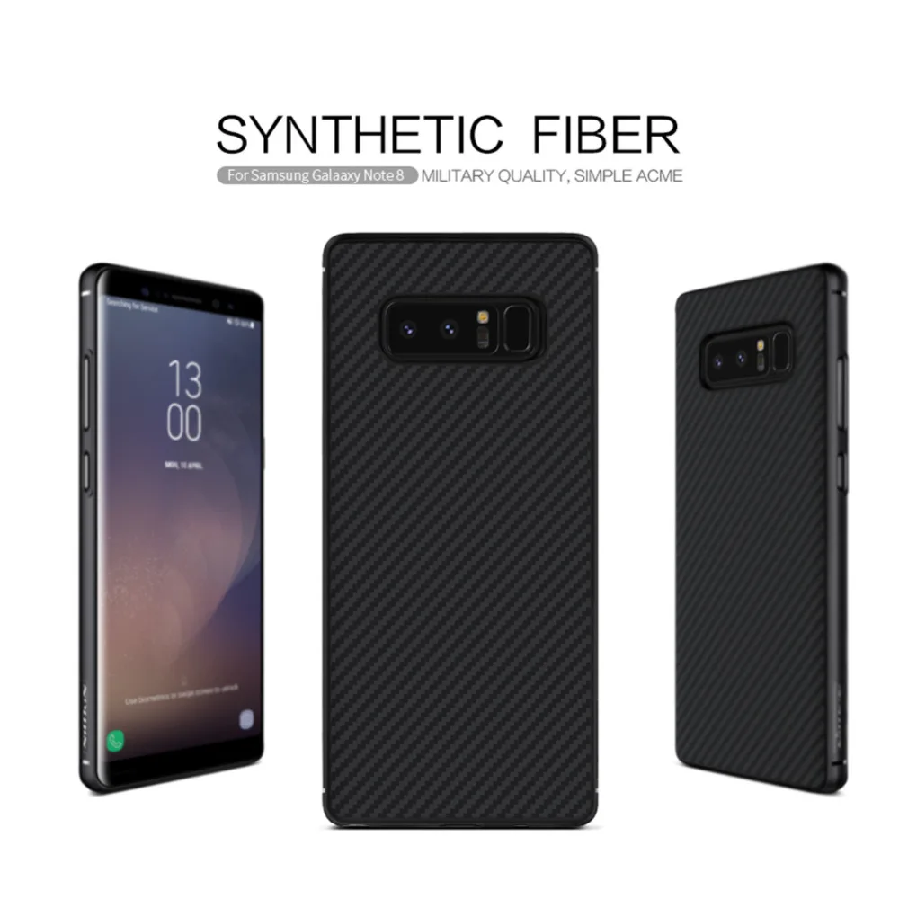 Nillkin для samsung Galaxy Note 8 чехол NILKIN углеродное синтетическое волокно PP пластик телефон задняя крышка чехол s для samsung Note 8 Note8