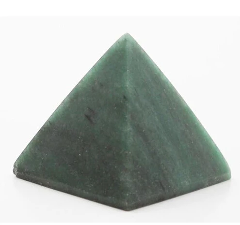 

AVENTURINE GREEN PYRAMID Crystal Healing Stone Point Reiki Wicca Gemstone