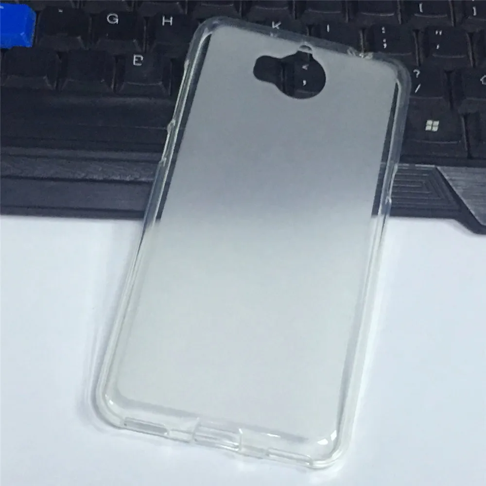 Transparent TPU Силиконовый, мягкий, телефонный чехол для huawei Y5 Y5 III Y5 3 чехол КРЫШКА ДЛЯ huawei Y6 MYA-L22 MYA-L03 для НУА Вэй слава 6 играть сумки TPU Защитный чехол - Цвет: Transparent TPU