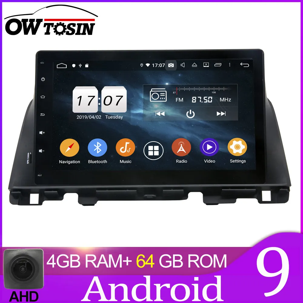 Owtosin автомобиль радио мультимедиа видео плеер навигации gps Android 9,0 для Kia Оптима/K5 автомобиля - Цвет: 64GB unit only