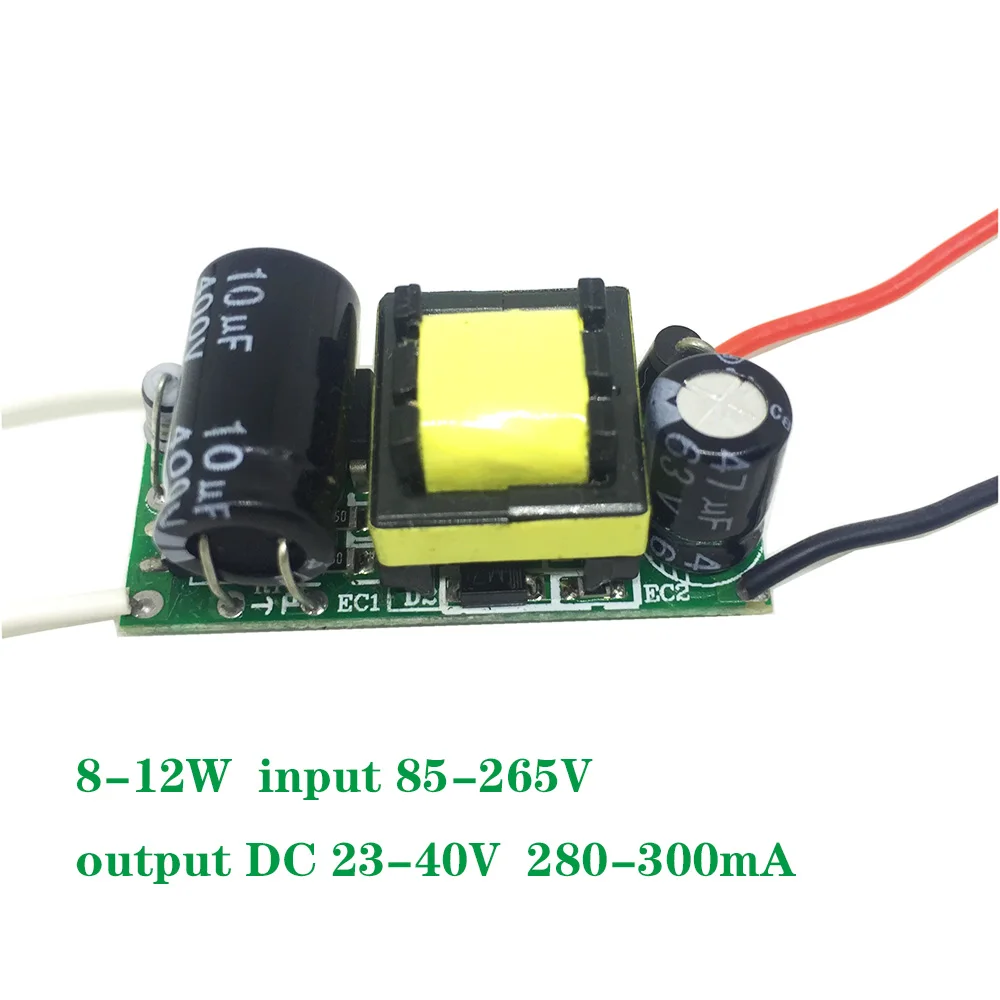 BSOD Led открытый драйвер Трансформатор источник питания 1 Вт 3 Вт 5 Вт 7 Вт 12 Вт 18 Вт 20 Вт 30 Вт 40 Вт внутри Драйвер входного AC85-265V для освещения лампы