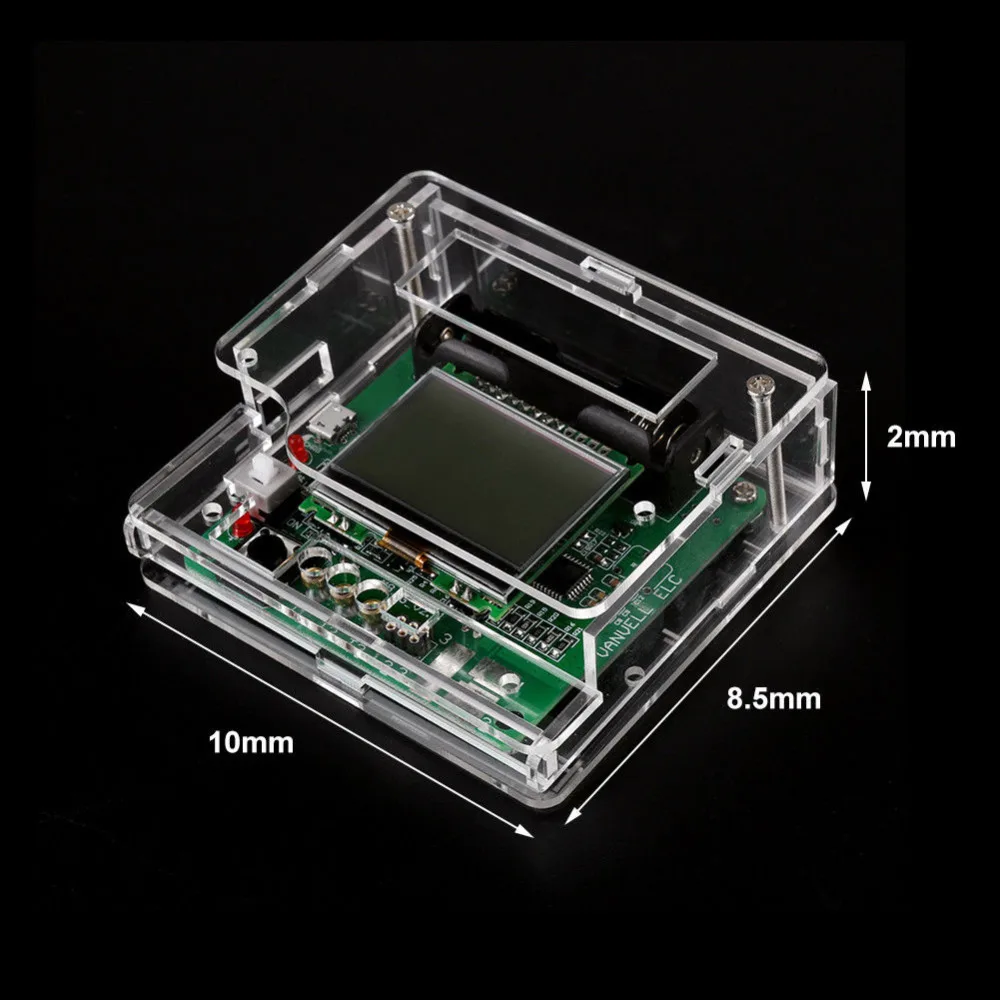 DIY акриловый прозрачный чехол для ESR Meter MG328 транзистор цифровой тестер