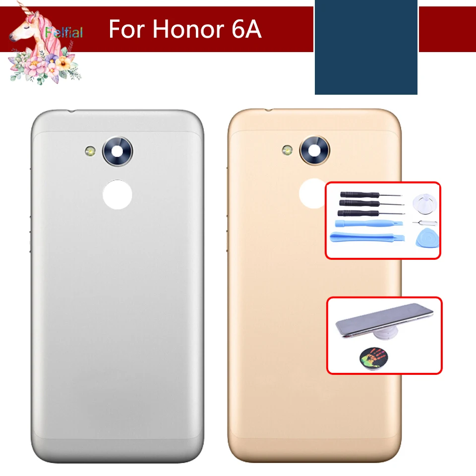 Для Huawei Honor 6a задняя крышка шасси в корпусе батарея корпус дверь с боковыми