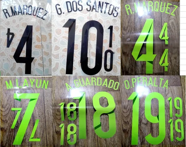 2015 R.MARQUEZ G.DOSSANTOS M.LAYUN A.GUARDADO O. Перальта нашивка значок|Заплатки| |
