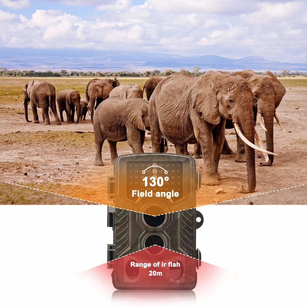 16MP Дикая камера фото ловушки 0 6 S триггер обнаружения движения Следовая 1080P с 3