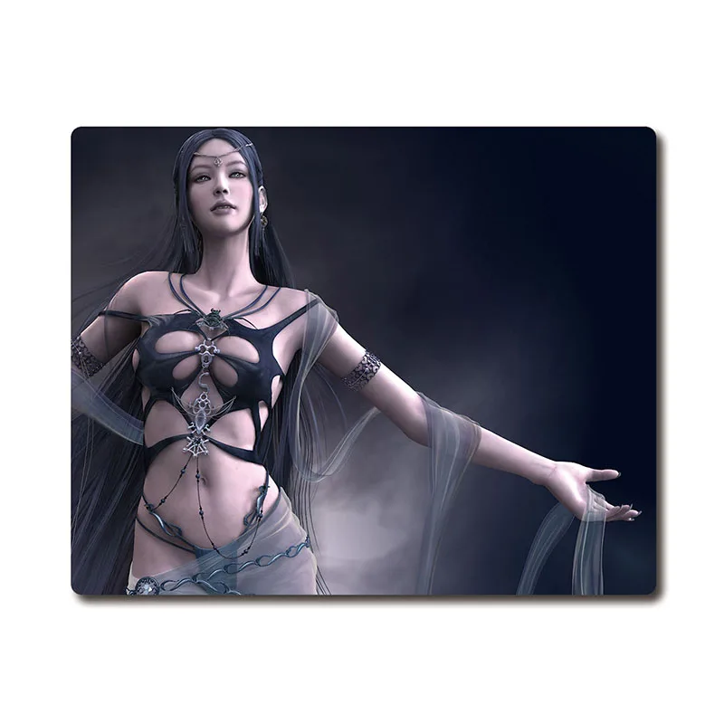 Жесткий нескользящий коврик для мыши Dark goddess of Shaiya CG офисный вечерние подарки