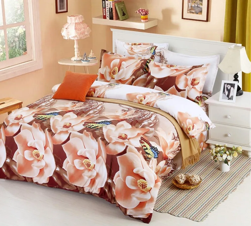 Постельные принадлежности Сельский Цветок стереоскопический 3 d лист 4