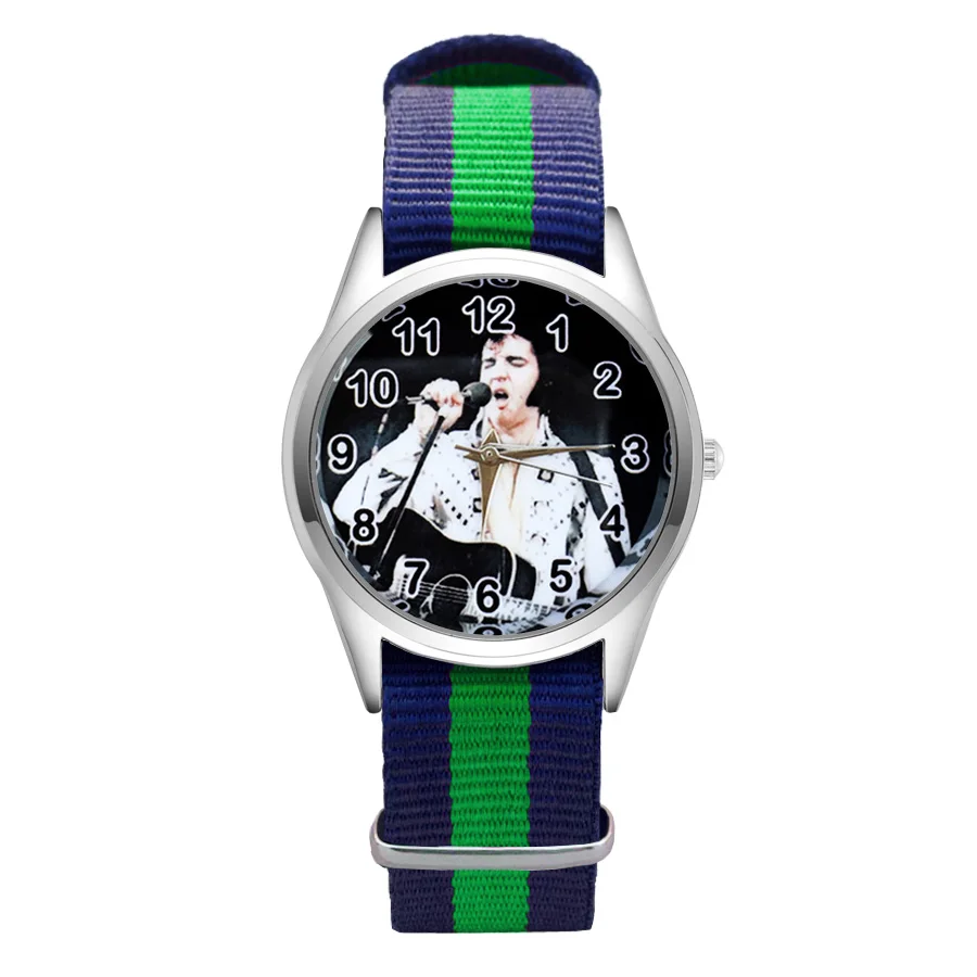 Модные часы в стиле мультфильма Elvis женские для девочек студентов мальчиков