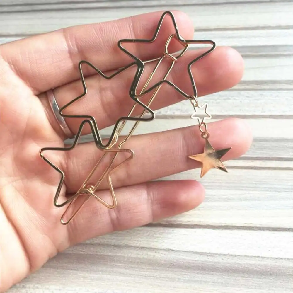 FAMSHIN 2017 new lady popular hollow star tassel hairpin hair high quality ornaments | Украшения и аксессуары