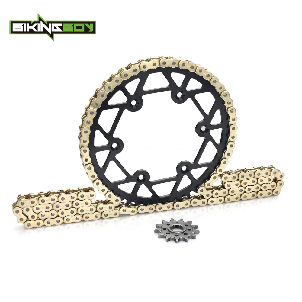 BIKINGBOY Передняя 12T Задняя 48 T 52 Звездочка 520 120L X ring цепь ДЛЯ CRF 450 R 02 16 03 04 05 06 08 09 CRF450X 15