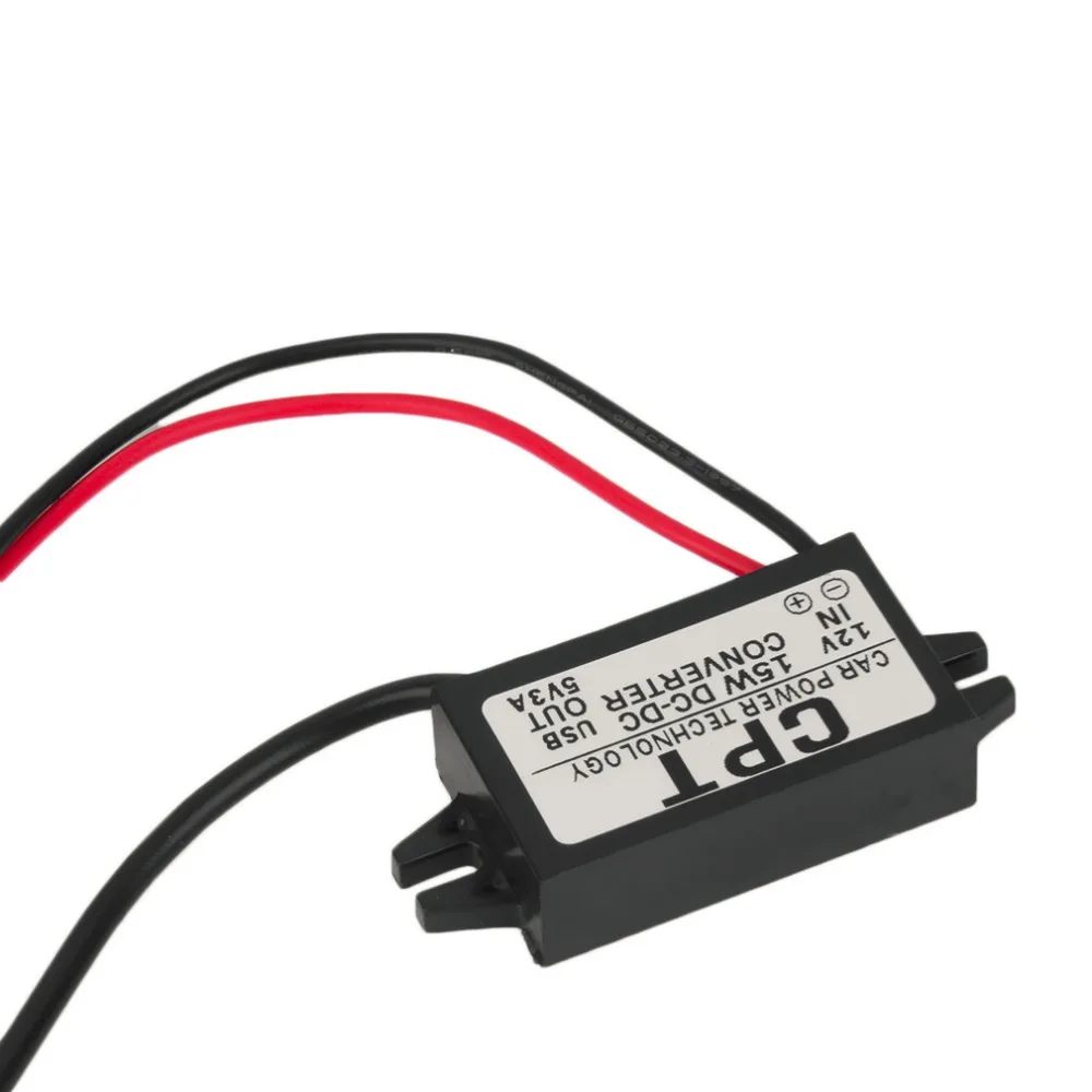 15 Вт DC Авто Автомобиль Мощность один мини-адаптер USB конвертер NEW падения