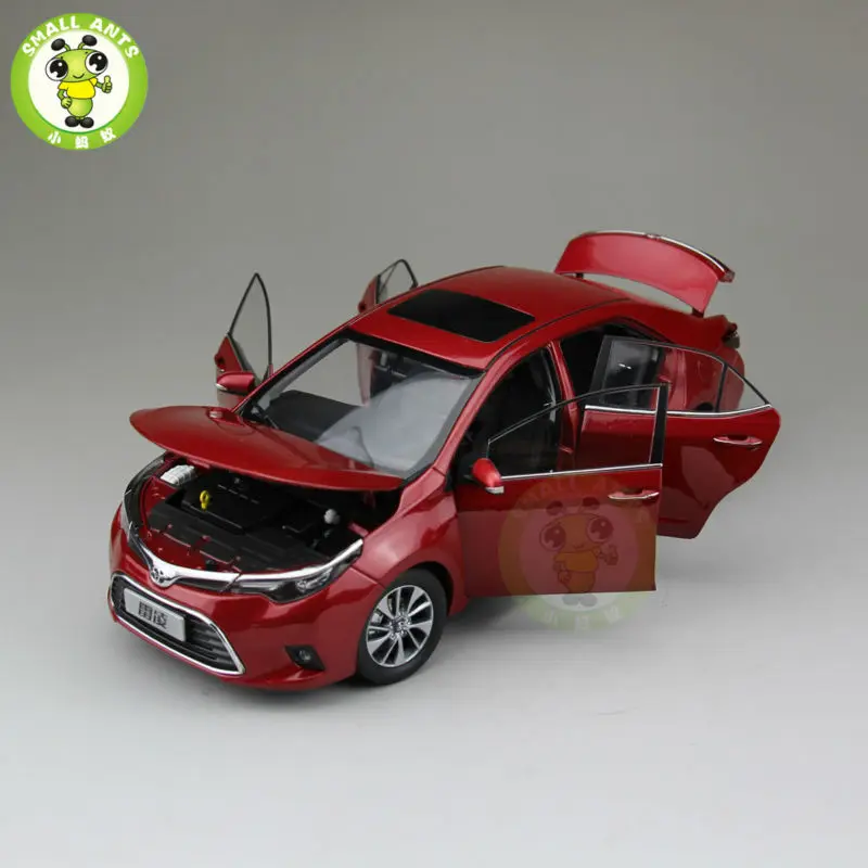 1:18 Левин Королла литая под давлением модель автомобиля красного цвета