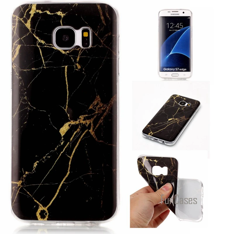 Для samsung Galaxy S8 Plus S7 Edge S6 S5 S4 S3 чехол, мягкий силиконовый чехол, чехол, Capinha Etui, гладкий мраморный рок чехол для телефона s