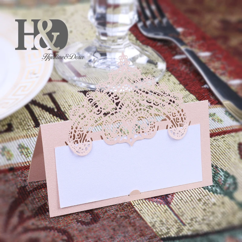 12 шт. декоративные открытки для свадебного стола с розовым кружевом | Дом и сад
