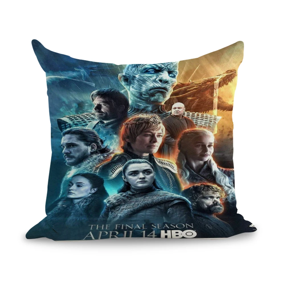 Игра престолов последний сезон подушки льняной диван сиденье подушечка диванная