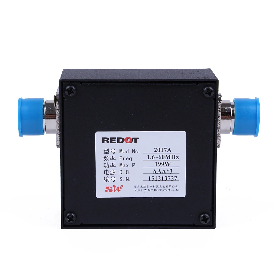 REDOT 2017A Мини цифровой КСВ Мощность метр 199 Вт AM/FM/SSB/CW 1 6 60 мГц для 2 передающие