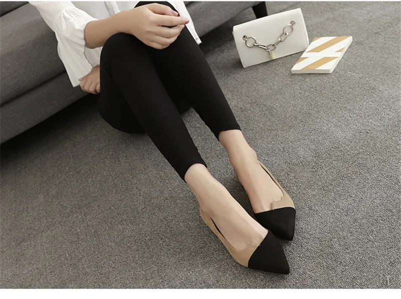 YAERNIpatchwork сбоку hollowout квартиры корейский дизайн velvetmoccasins девочек балетки на плоской подошве Новинка для женщин повседневные singleshoes обувь для вождения