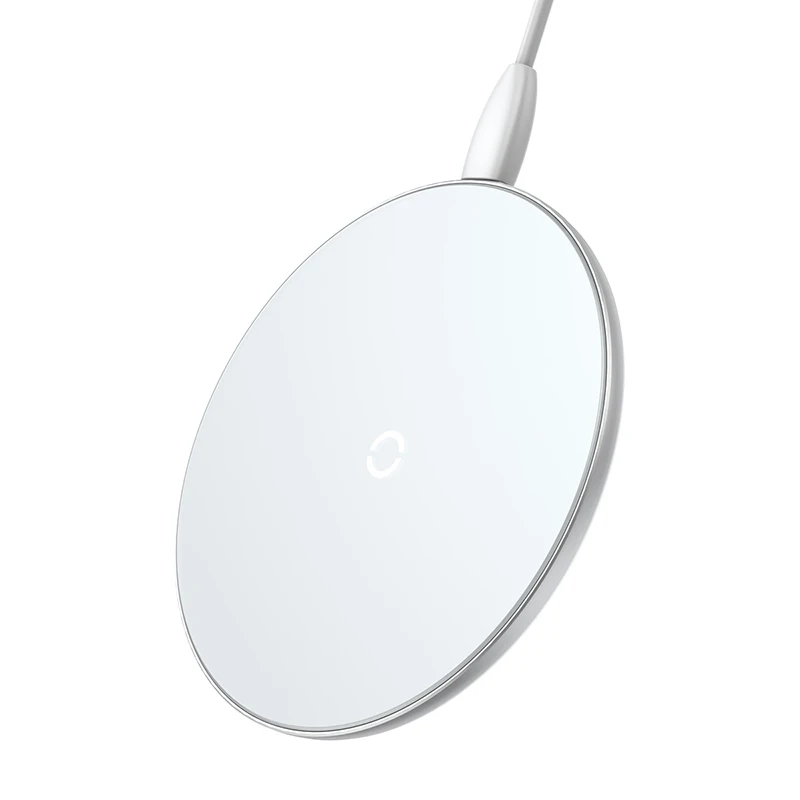 White Baseus 10 Вт QI Беспроводное зарядное устройство для iPhone Xs X 8 Быстрое беспроводное зарядное устройство для samsung Galaxy S9 S8 Note 9 8 Беспроводная зарядная панель - Тип штекера: White