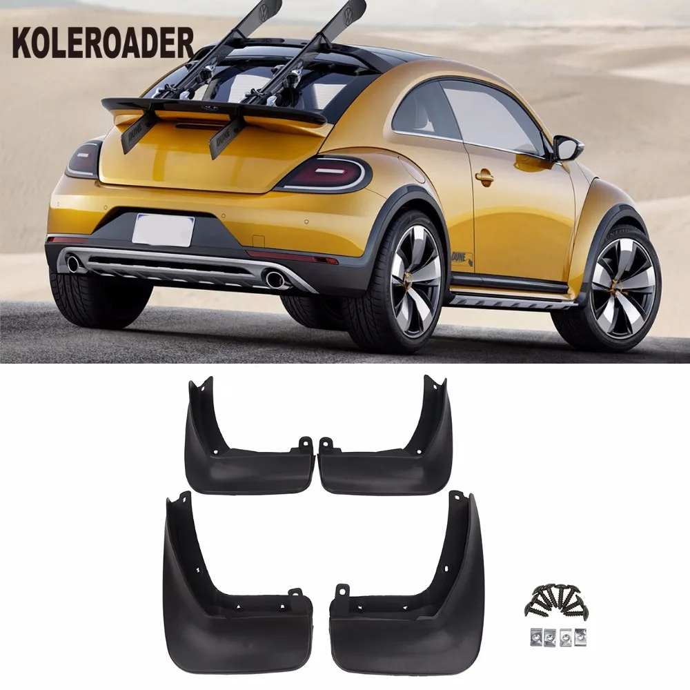 Экстерьера автомобиля Брызговики для VW Beetle 2012 2017 Volkswagen передние и задние