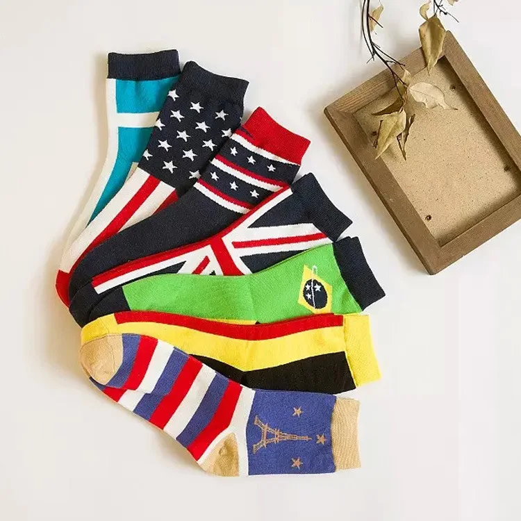 Носки мужские хлопковые в стиле ретро 10 шт. = 5 пар/лот | Мужская одежда