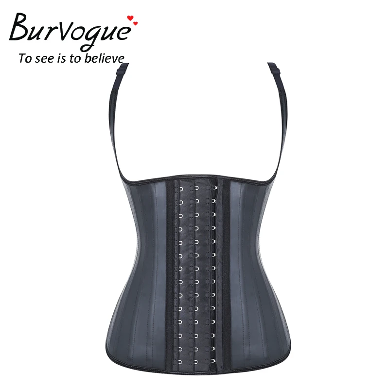 Женский корсет из латекса Burvogue 25 стальных костей моделирующий для талии размера