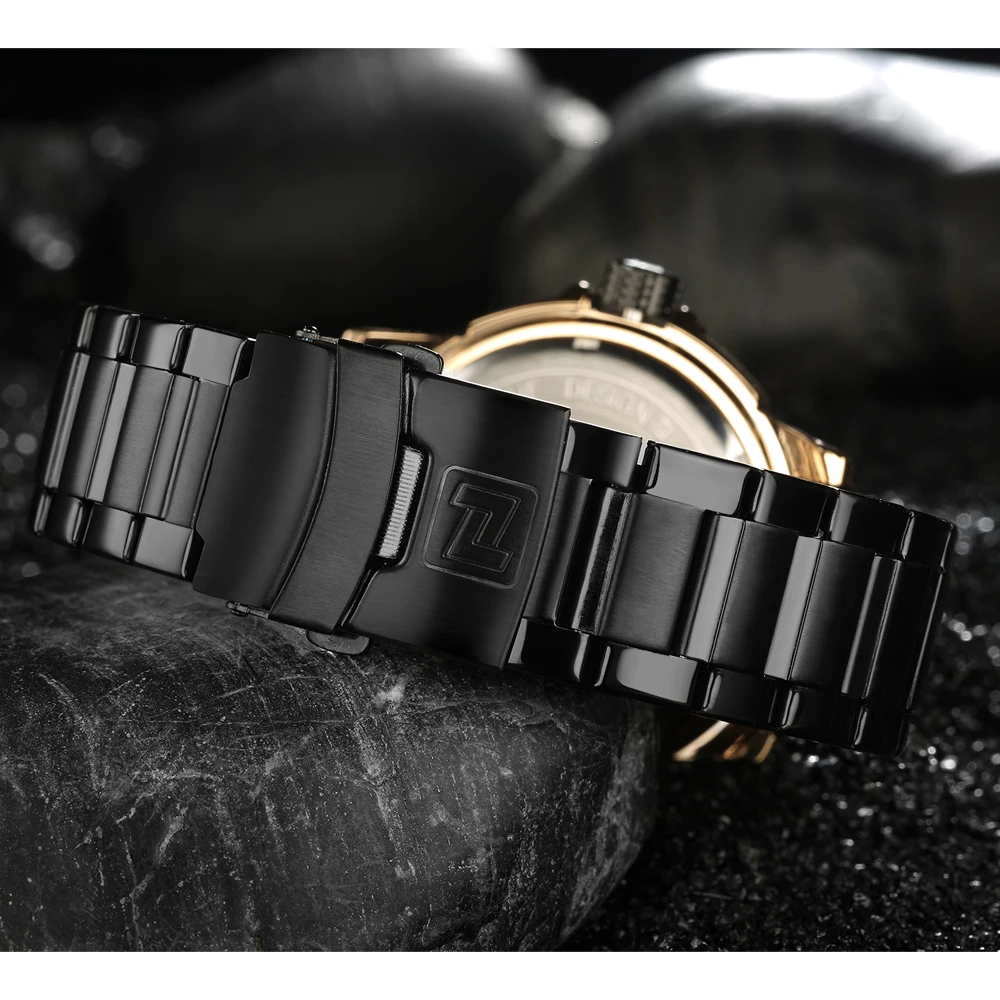 Часы наручные NAVIFORCE Мужские кварцевые модные спортивные брендовые Роскошные