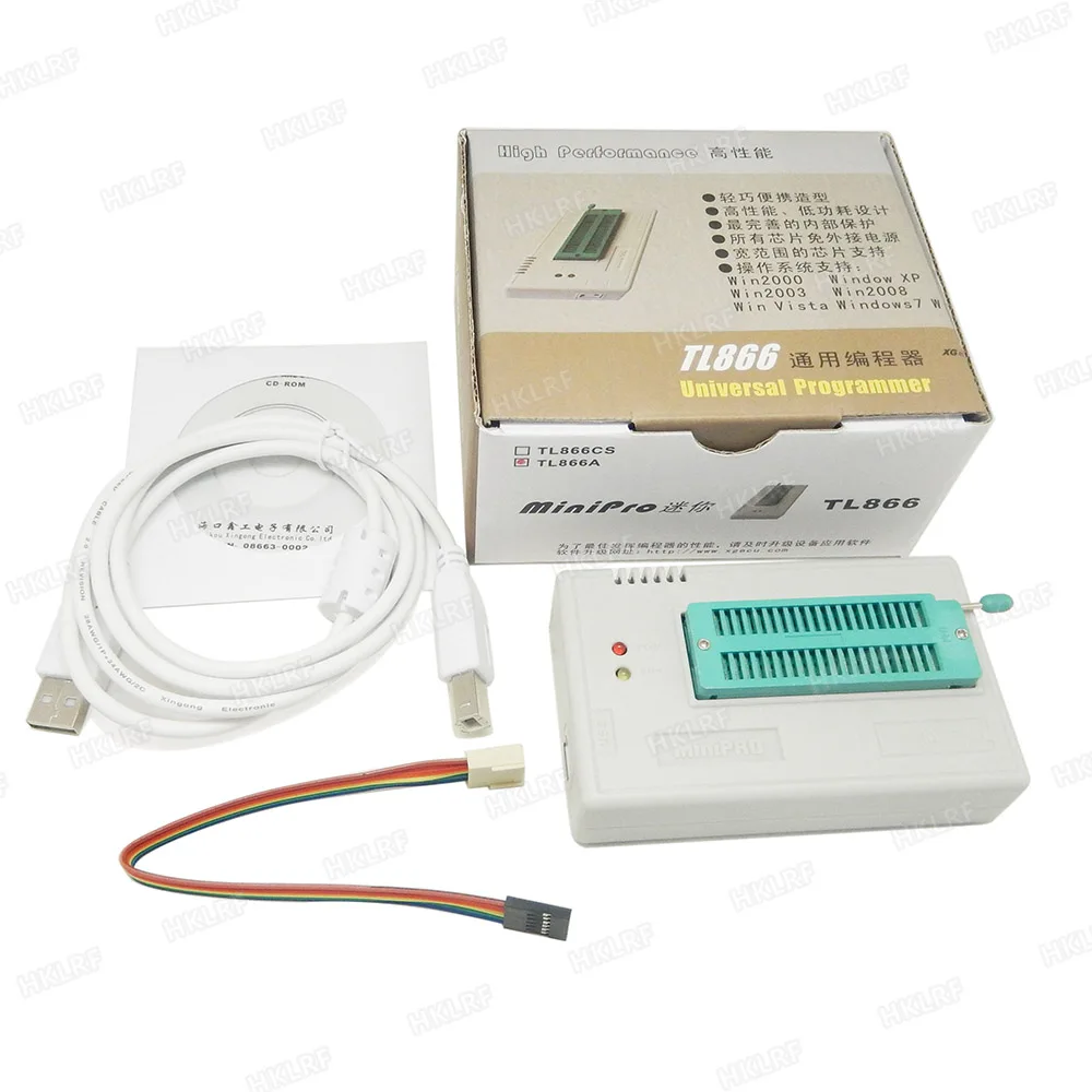XGECU Универсальный TL866II плюс программатор EPROM EEPROM флэш-биос AVR BGA63 BGA48 TSOP48 адаптер для TL866II PLUS