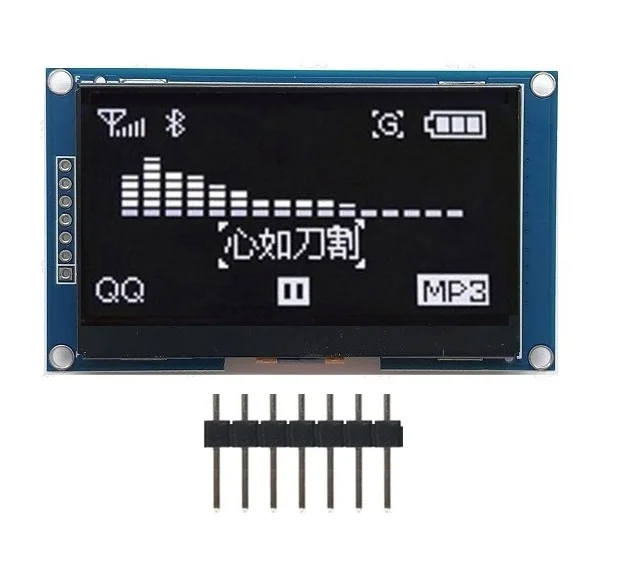 Модуль OLED дисплея 2 42 &quot 12864 128*64 серия IIC I2C SPI белый/синий/зеленый/желтый ЖК экран