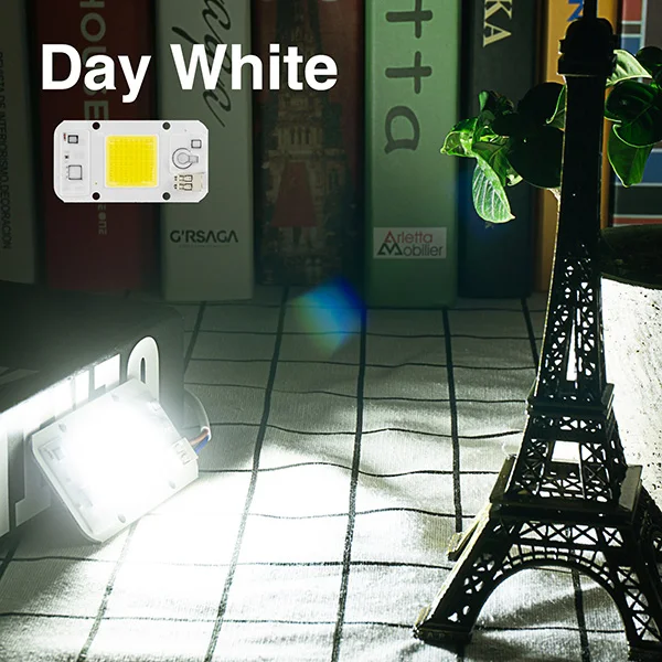 Day White 2 шт. светодиодный COB светильник для выращивания Гидропоника переменного тока 110 В 220 В 20 Вт 30 Вт 50 Вт полный спектр теплый натуральный белый для комнатных растений рост рассады - Испускаемый цвет: Day White