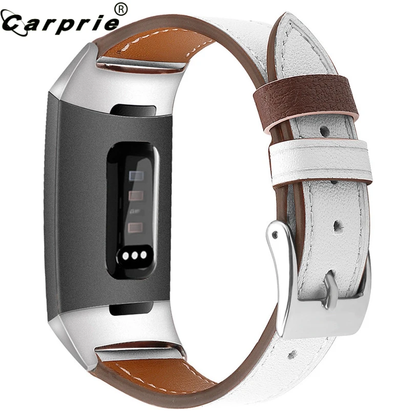 Новый дизайн Смарт часы браслет кожаный ремешок для Fitbit Charge 3 сменный аксессуар