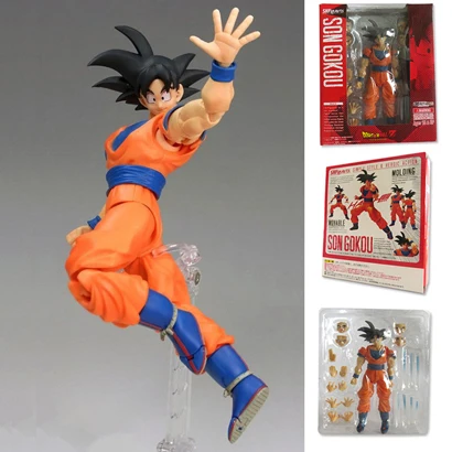ПВХ SHFiguarts формовочная подвижная Стрекоза сон GOKOU героическая фигурка Вегета Vegetto сборка игрушечная аниме-модель подарки для мальчиков - Цвет: SON GOKOU