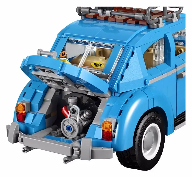 Создатель города Beetle Cooper MK VII T1 Camper Van Technic, строительные блоки, наборы, кирпичные модели, детские игрушки, детские классические друзья